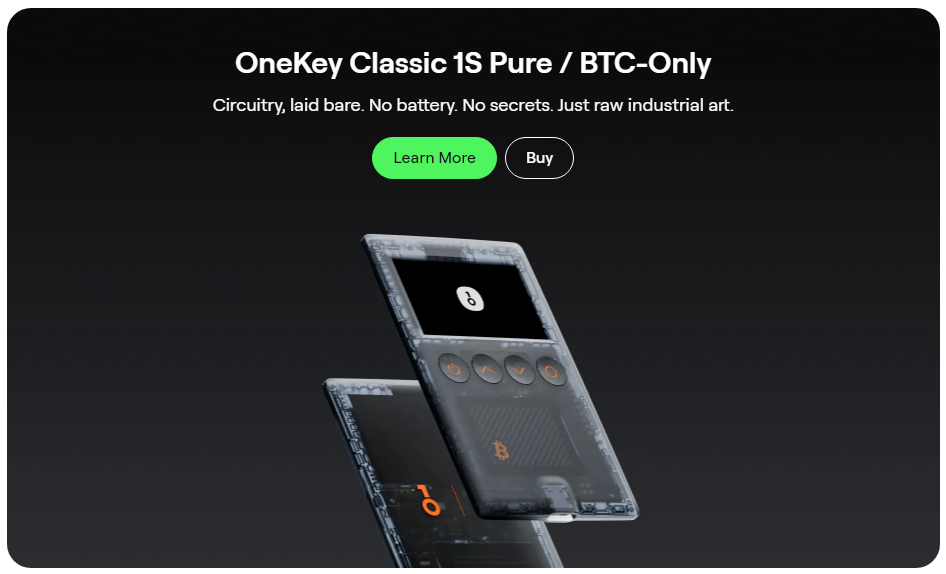OneKey Classic 1S Pure BTC-Only